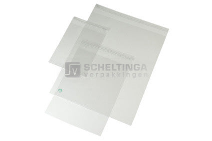 Mailingbag met kleefstrook 235x325+50mm 45my