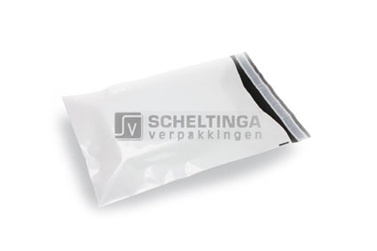 Webshopbag 32x42+4cm 50my Dubbele plakstr. Variatie