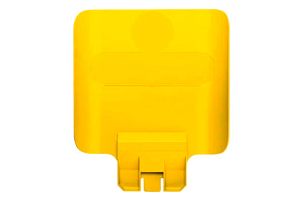 Paneel voor Afvalbak Slim Jim 87ltr Geel