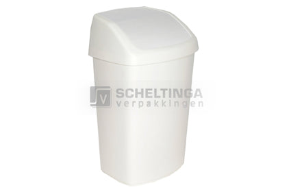 Afvalbak Swing 26ltr Wit