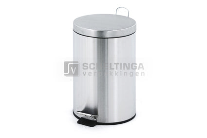 Pedaalemmer 20ltr Mat RVS
