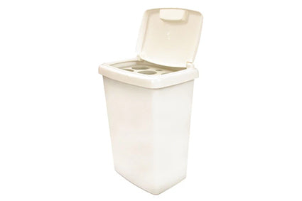 Bekerbak met inzet 29.8x39x66cm (5xØ83mm) Wit