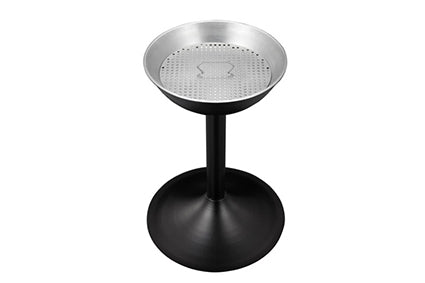Zandasbak op voet Ø41cm Zwart