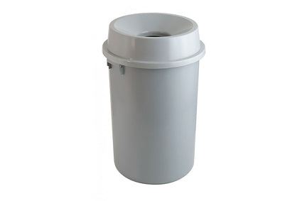 Afvalbak 90 liter met open bovenzijde Grijs