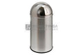 Afvalbak Pushcan 40ltr RVS