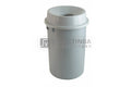 Afvalbak met open top 60ltr Grijs