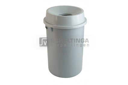 Afvalbak met open top 60ltr Grijs
