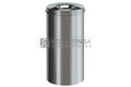 Vlamdovende papierbak 30ltr RVS