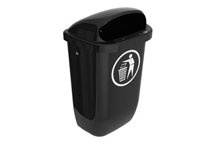 Afvalbak DIN-PK 50ltr Antraciet