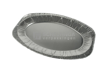 Schaal ovaal 35cm 6586 Aluminium