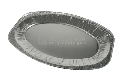 Schaal ovaal 45cm 65180 Aluminium
