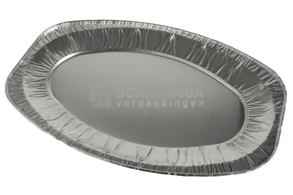 Schaal ovaal 55cm 65220 Aluminium
