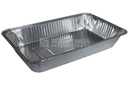 Alu menuschaal 1-vak Diep 227x178x38mm 251155