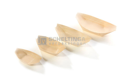 Boot 11.5x7cm Sier Hout