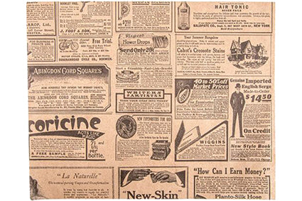 Vetdicht News Paper 20x25cm Bruin Papier