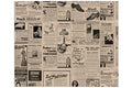 Vetdicht News Paper 28x34cm Bruin Papier