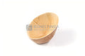 Palm kom ovaal schuin 100x72mm H60-24mm Sier
