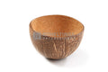 Coconut kom rond ca.80-130mm H60-90mm Sier