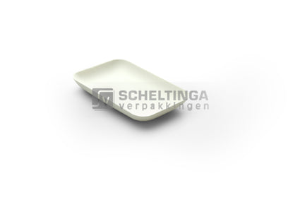 Bagastro bord rechthoek 80x120mm Sier