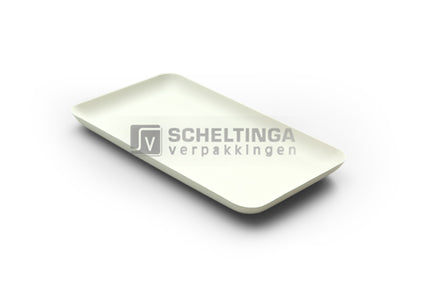 Bagastro bord rechthoek 120x200mm Sier