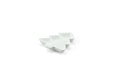 Bagastro Kerstboom 100x85x15mm Sier