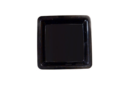 Bord vierkant 18x18cm Reusable Zwart
