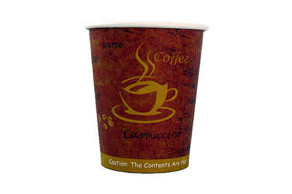 Papieren beker 200cc 8oz Coffee Gold