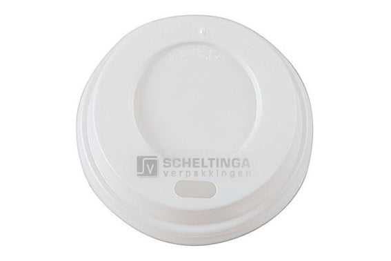 Reisdeksel voor koffiebeker 6oz en 7oz Wit