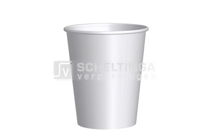 Papieren beker 200cc 8oz Blanco