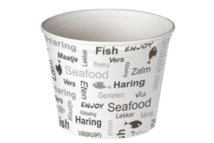 Paper bucket 85oz Enjoy Fish