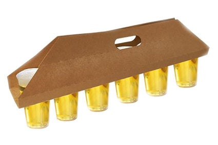Draagkarton tray 6-gaten voor 500cc beker