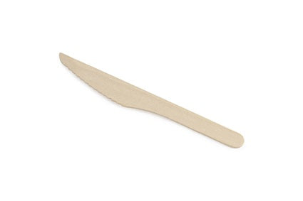 Bestek Mes 165mm Hout