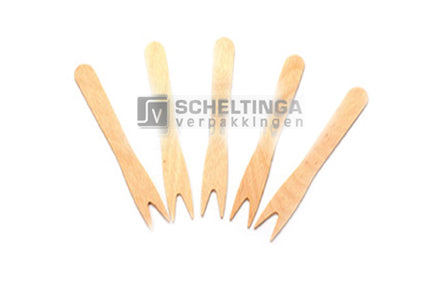 Patatvork 140mm Hout