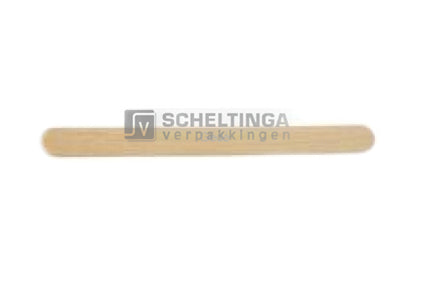 Roerstaaf-IJsstok 113mmx10mm Blank Hout