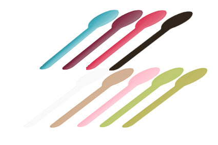 Koffie-IJslepel 130mm Assortie Kleuren Papier