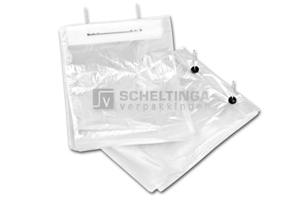 Beugelzak 28x44+2x4cm 25my Transparant