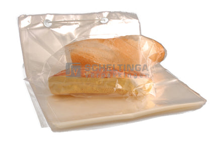 Beugelzak stokbrood 18x70cm Geperforeerd PP