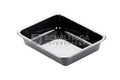 C- bak 1-vak 227x177x50.6mm Zwart PET
