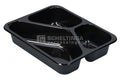 C- bak 3-vak 225x175x43mm Duni Zwart PET