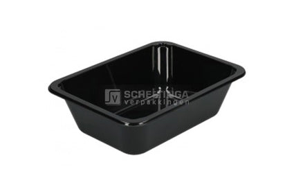 C- bak 1-vak 171x127x50mm Duni Zwart PET