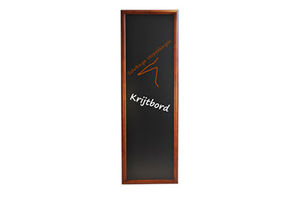 Wandbord lang 170x56cm Donkerbruin