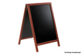 Duplo stoepbord 55x85cm Mahonie