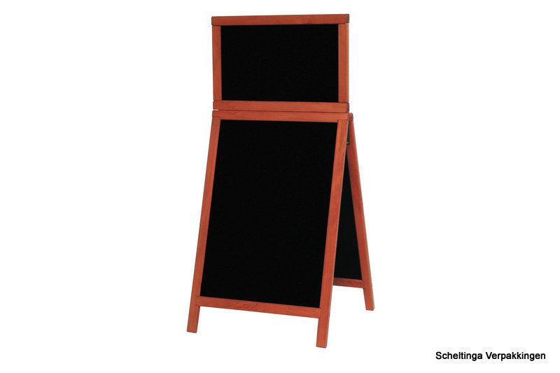 Duplo stoepbord Top 55x120cm Mahonie