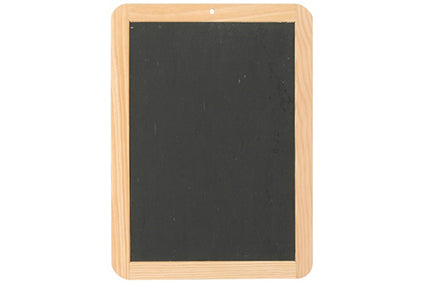 Krijtbord 22x30cm met houten rand