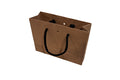 Papieren Tas Katoenkoord Kraft 30+12x25cm Kraft Bruin