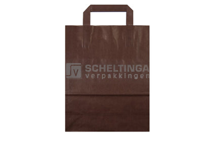 Papieren Draagtas 32x15x43cm Gkr80 Donkerbruin