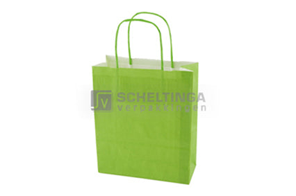 Papieren Koordtas 32x12x41cm Gkr80 Groen