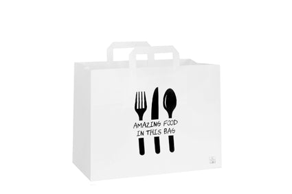 Papieren Tas 32x17x25cm Amazing Food