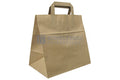 Papieren Draagtas 32x17x25cm Blanco Bruin
