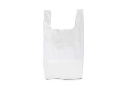 Hemdtas hdpe 50+2x15x80cm 30my Wit